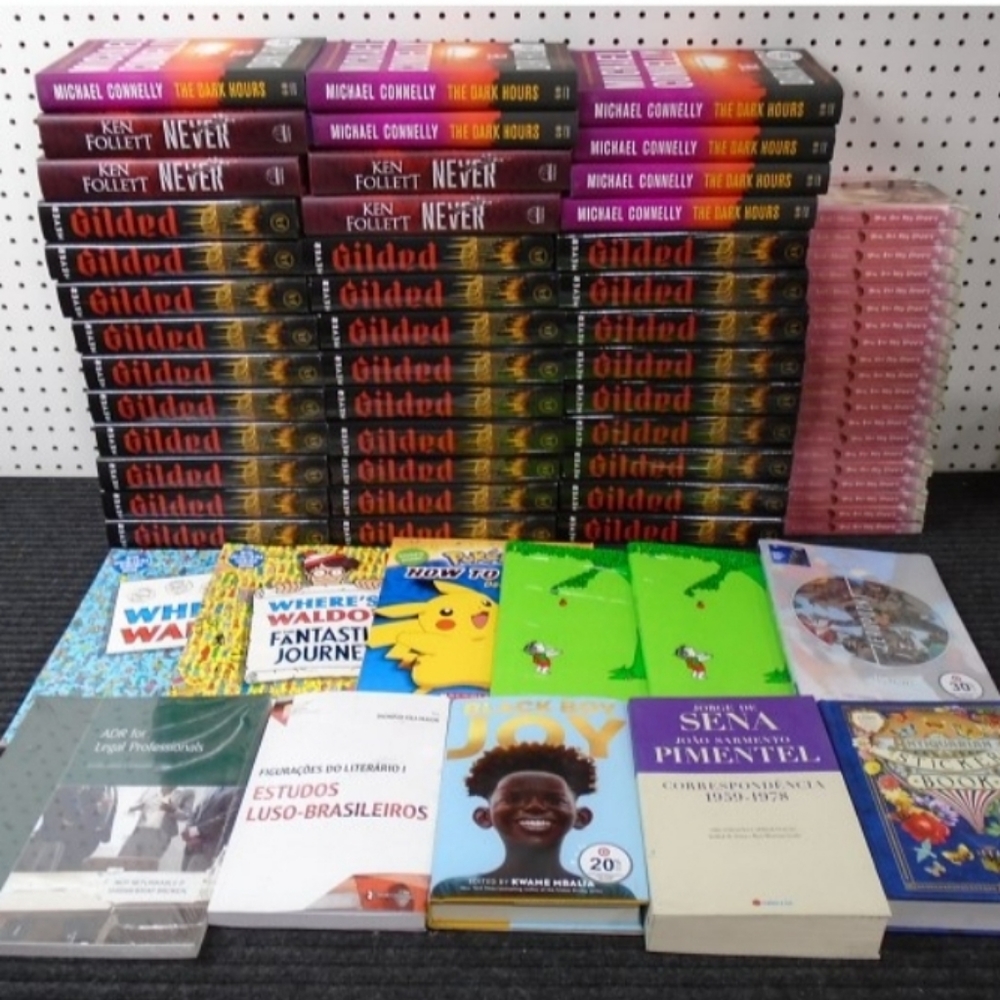 70 Assorted books